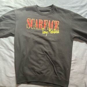 Universal Black Crewneck Sweater Scarface Edition